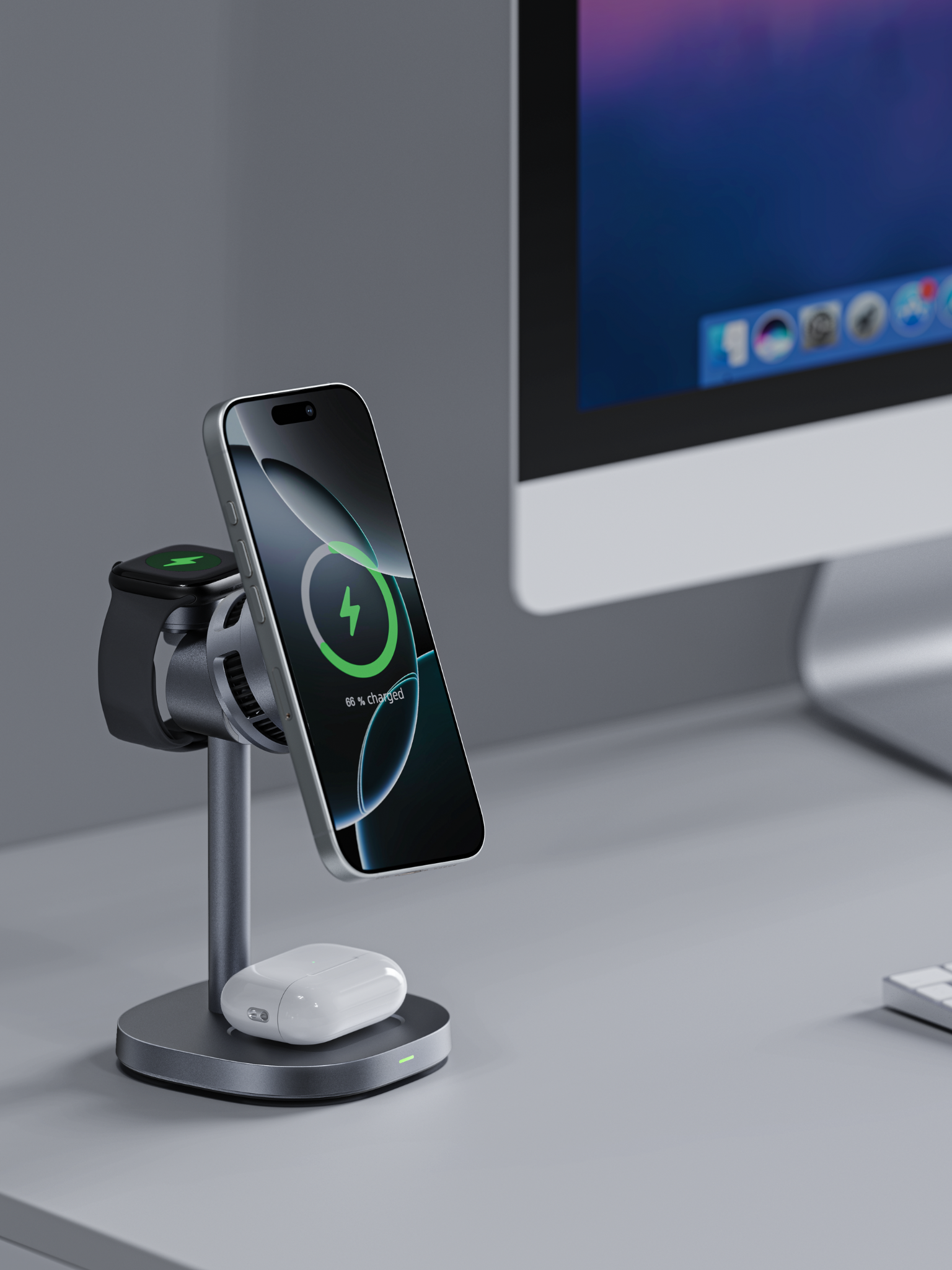 3 in 1 Magnetic Charger with cooling!