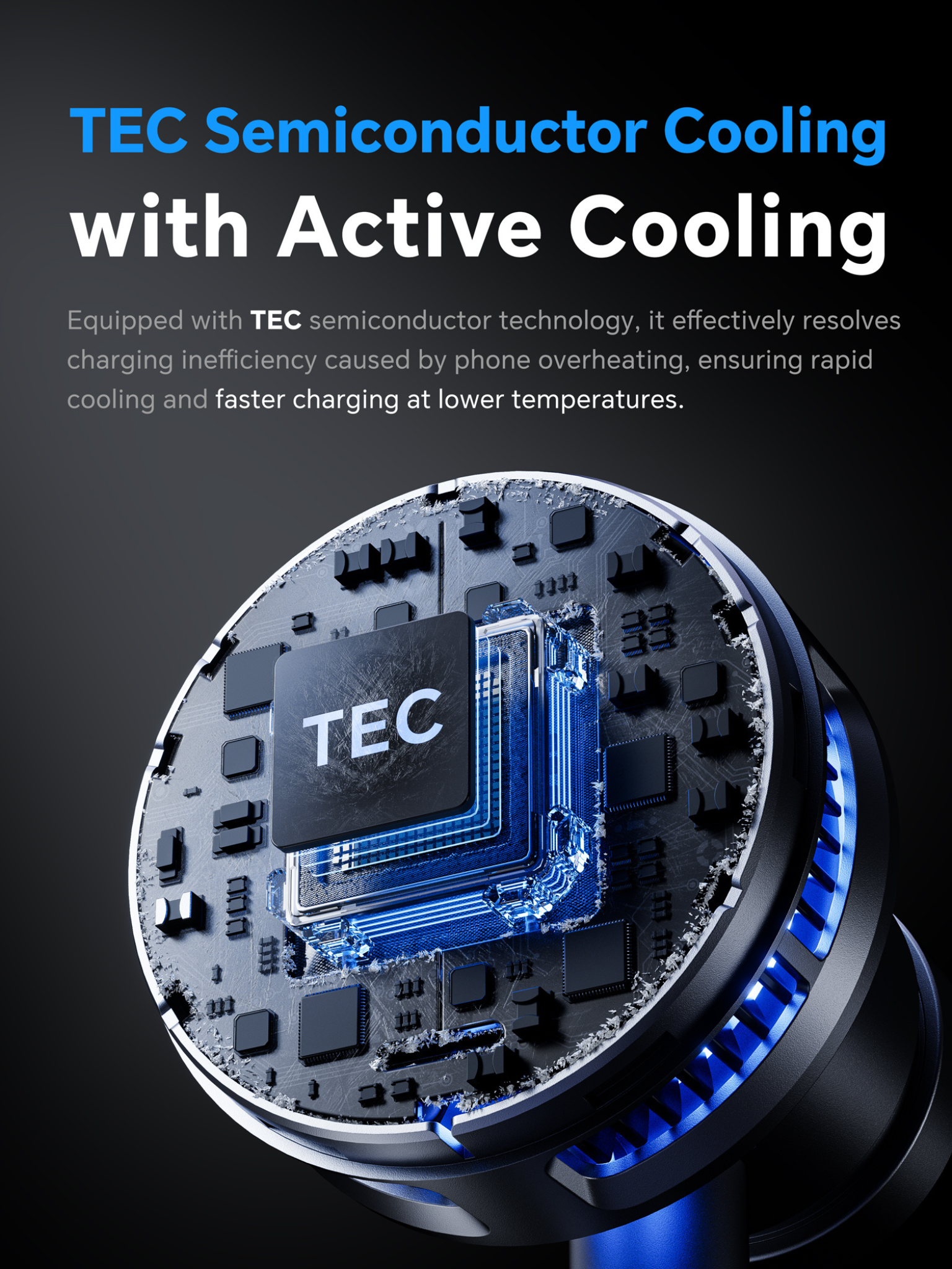 3 in 1 Magnetic Charger with cooling!